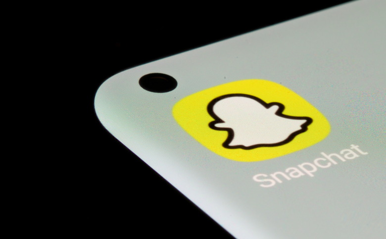 Snapchat app is seen on a smartphone in this illustration taken, July 13, 2021. REUTERS/Dado Ruvic/Illustration