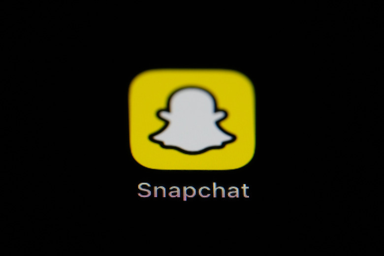 The icon for instant messaging app Snapchat is seen on a smartphone, Tuesday, Feb. 28, 2023, in Marple Township, Pa. (AP Photo/Matt Slocum)
