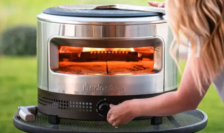 A pizza oven. 