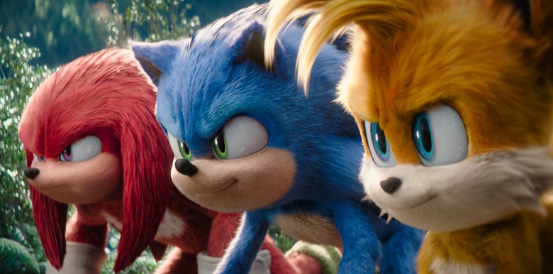 Knuckles, Sonic and Tails in Sonic the Hedgehog 3