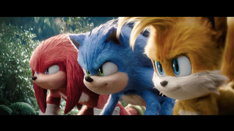 Screenshot from the trailer of the Sonic the Hedgehog 3 movie.