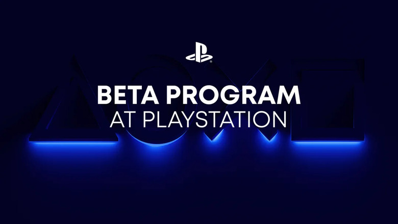 Beta Program at PlayStation logo