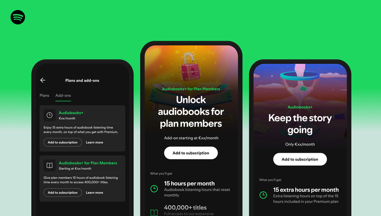 Spotify's premium audiobook feature launches in the US