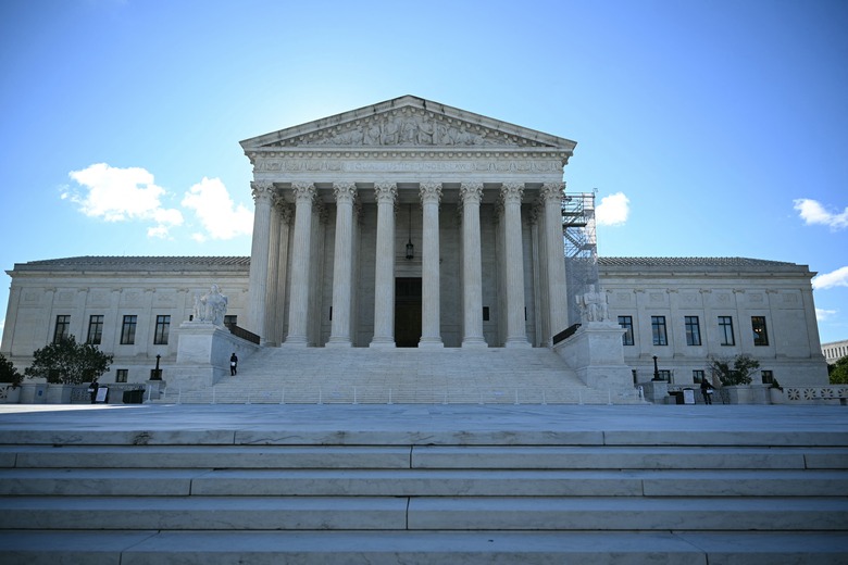 The US Supreme Court on July 1, 2024, in Washington, DC. The US Supreme Court is expected to rule Monday on the most highly anticipated decision of its term -- a ruling 
