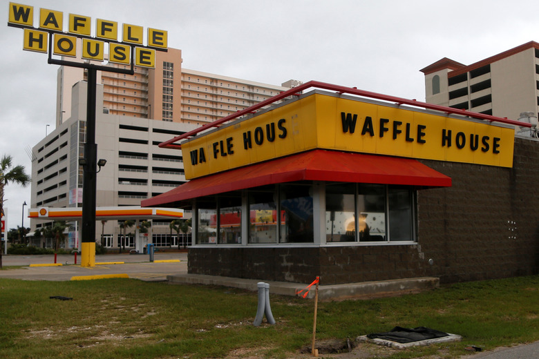 A Waffle House damaged by Hurricane Michael is pictured in Panama City Beach, Florida, U.S. October 10, 2018. REUTERS/Jonathan Bachman