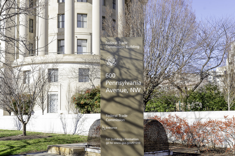 Washington, DC, USA- January 12, 2020: Federal Trade Commission FTC in Washington DC; FTC is an independent agency of the United States government.