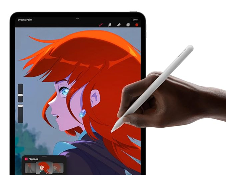 A stylus and a tablet.