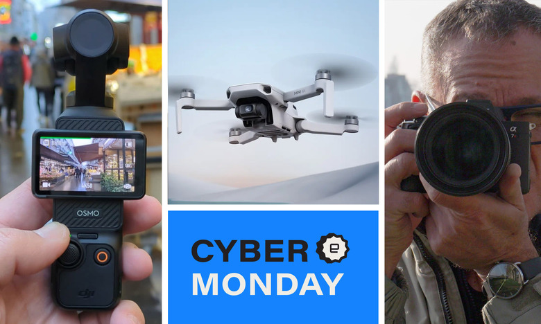 Here are the best deals we could find on cameras, drones and accessories for Cyber Monday. 