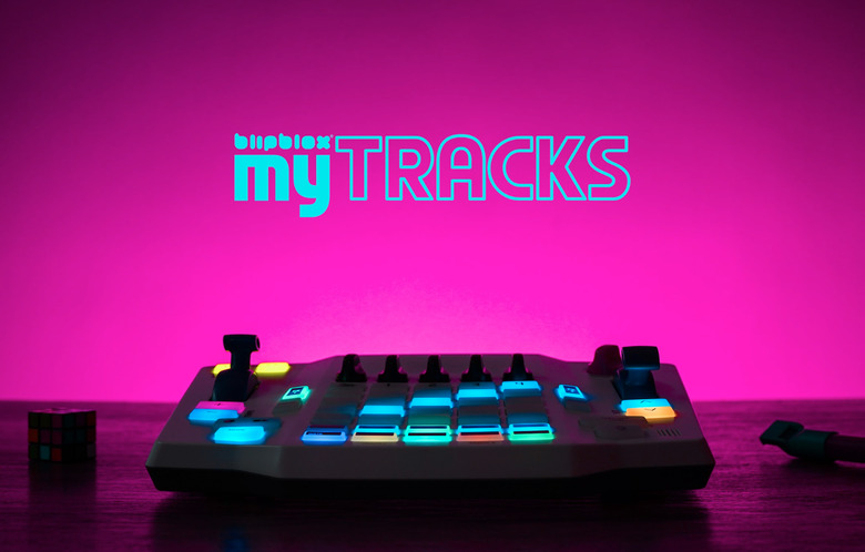 A groovebox on a table.