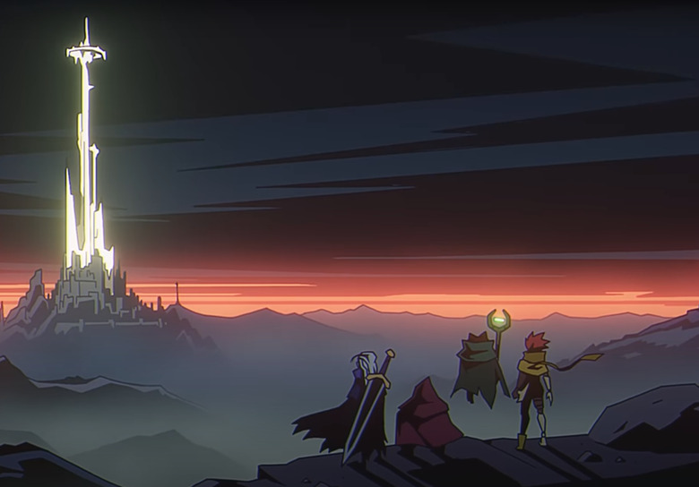 A screenshot of four warriors.