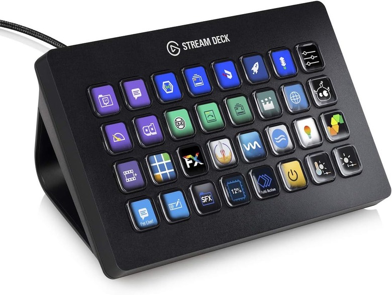 Elgato Stream Deck XL featuring 32 keys.