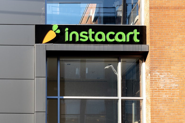 A building with the Instacart sign. 