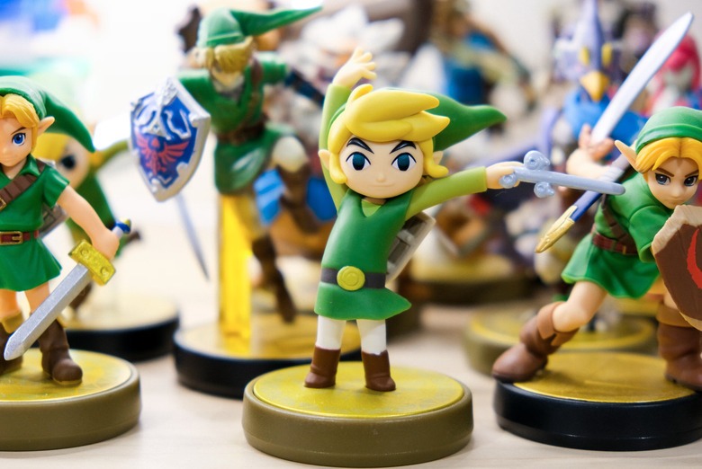 A bunch of Link toys.