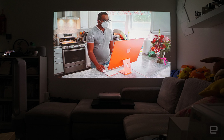 JMGO O1 ultra-short throw LED projector