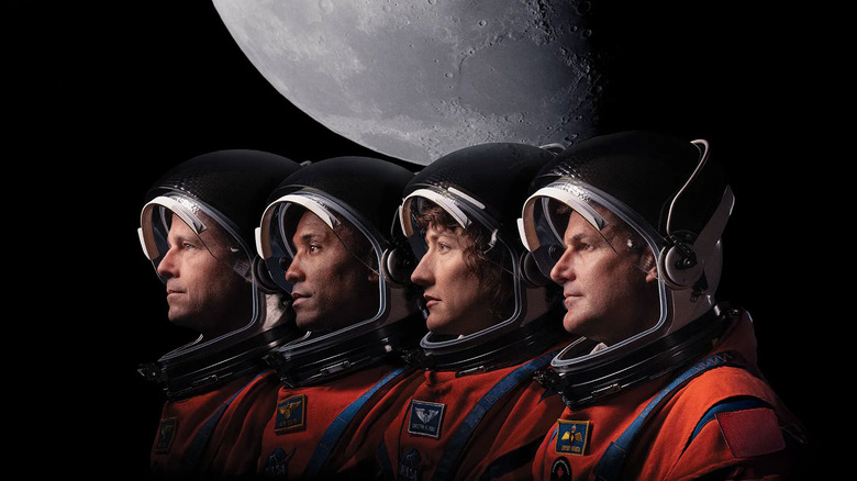 Image of the Artemis II crew