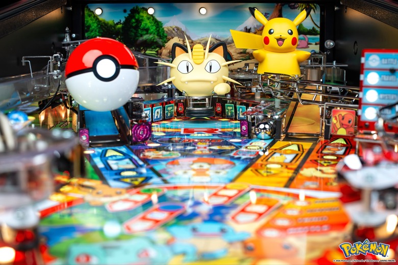 The official Pokémon pinball machine made in collaboration with Stern Pinball.
