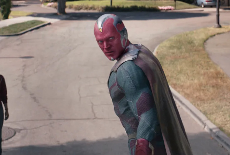 Vision looking angry.