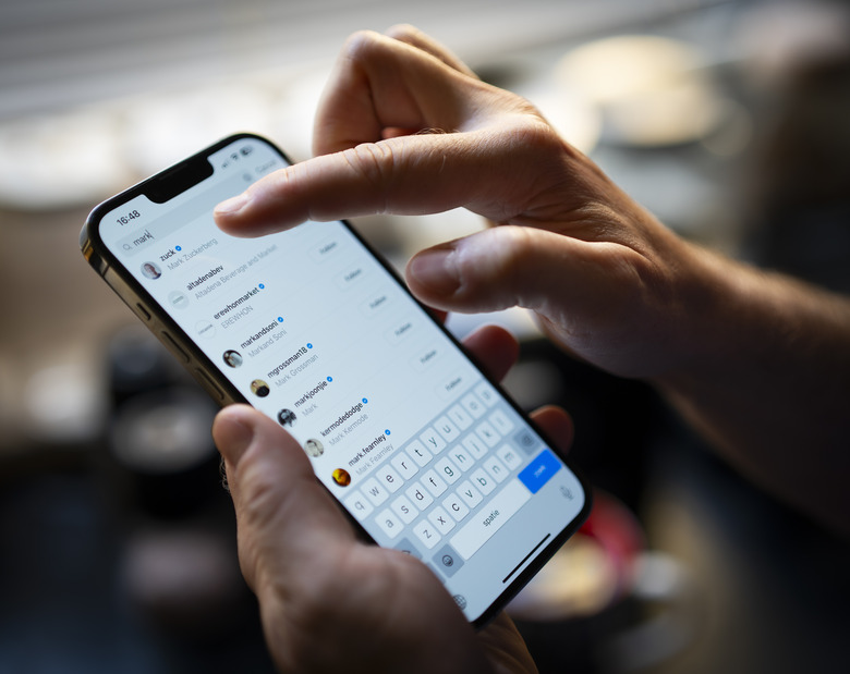 The Threads application is seen running on a mobile device in this photo illustration on 08 July, 2023 in Warsaw, Poland. (Photo by Jaap Arriens/NurPhoto via Getty Images)