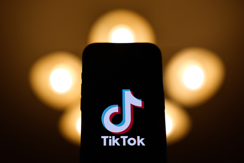 TikTok logo displayed on a phone screen is seen in this illustration photo taken in Poland on December 15, 2024. (Photo by Jakub Porzycki/NurPhoto via Getty Images)