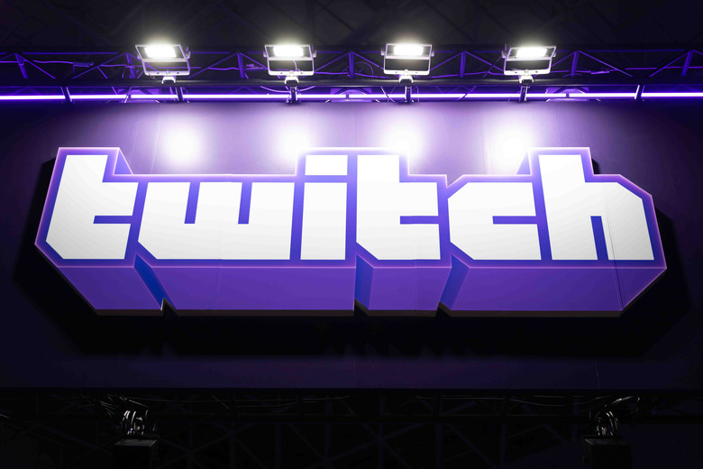 CHIBA, JAPAN - 2023/09/23: Online streaming Platform Twitch branding seen at the Tokyo Game Show 2023. (Photo by Stanislav Kogiku/SOPA Images/LightRocket via Getty Images)