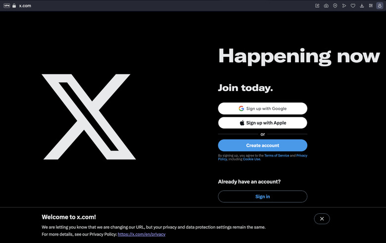 A screenshot of Twitter's login page.