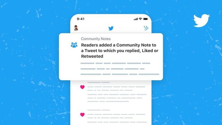 Twitter will notify you if a tweet you interacted with gets a Community Note