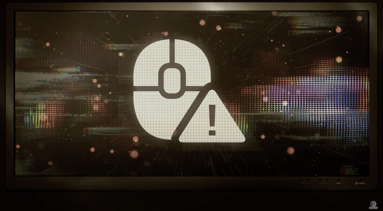 mousetrap warning icon, it's a stylized mouse with an ! on a triangular icon over it