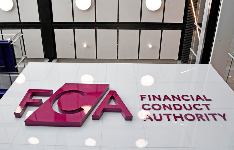 Signage for the Financial Conduct Authority (FCA), the Britain's financial regulatory body, is seen at their head offices in London, Britain March 10, 2022. 