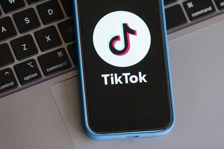 JAPAN - 2022/12/14: In this photo illustration, a TikTok App Logo is displayed on a mobile phone. (Photo Illustration by Stanislav Kogiku/SOPA Images/LightRocket via Getty Images)