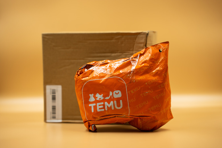 Packages from Temu. (Photo by Nikos Pekiaridis/NurPhoto via Getty Images)