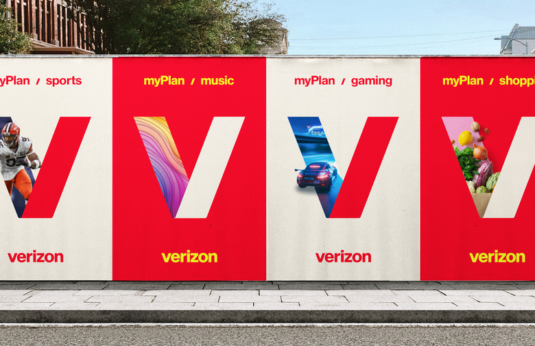 Verizon posters.