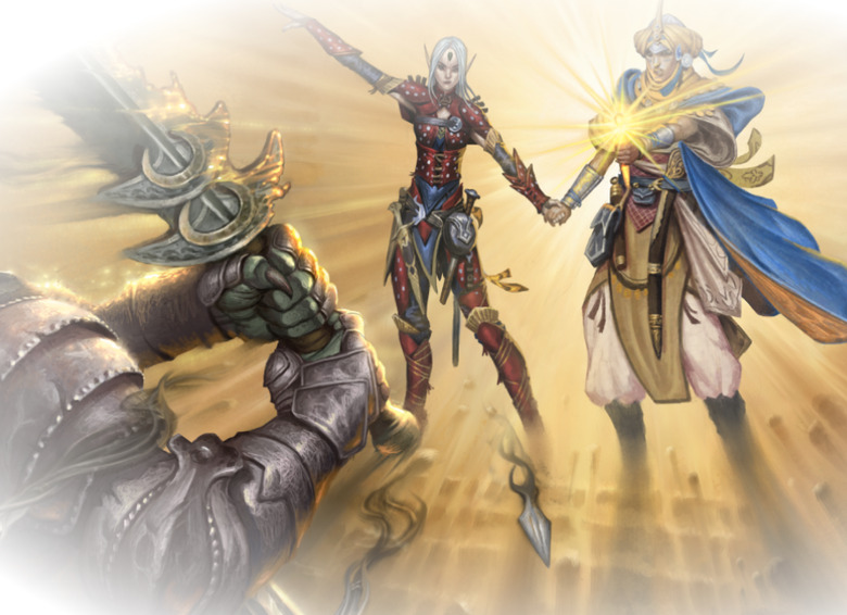 A battle between good and evil.