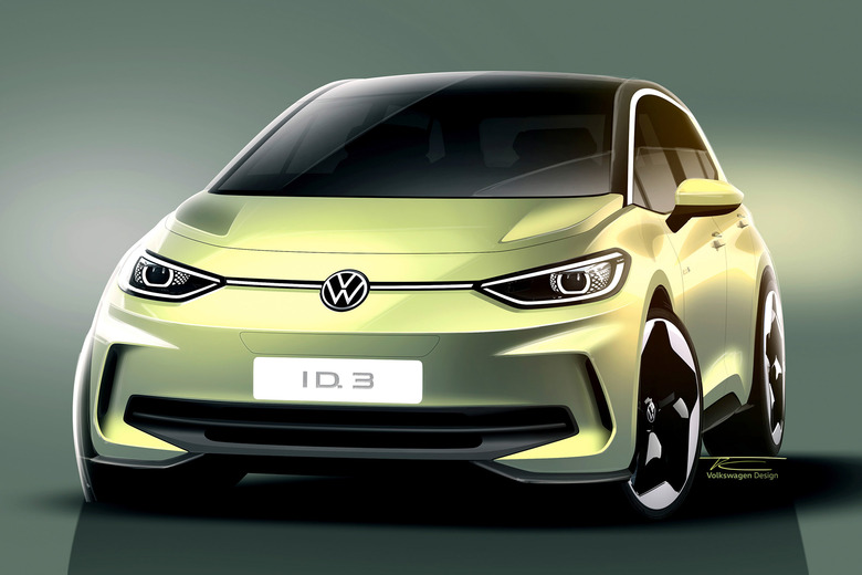 VW ID.3 EV second-generation teaser