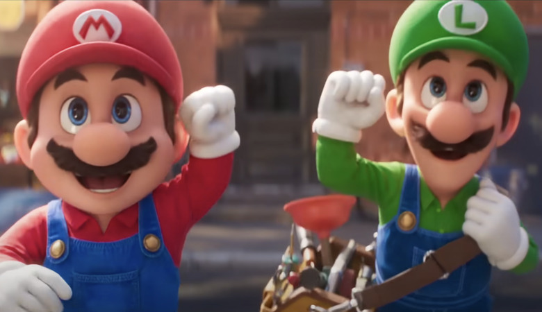 Mario and Luigi from the Super Mario Bros Movie