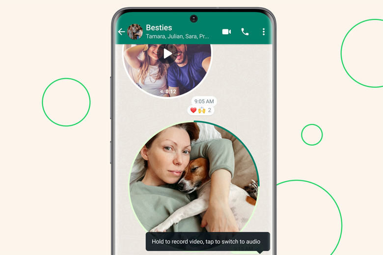 WhatsApp instant video messages