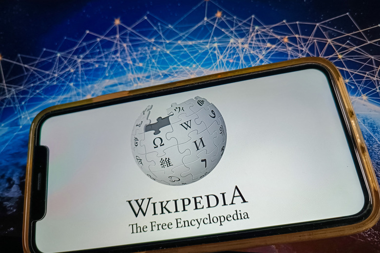 Illustration of the Wikipedia the free encyclopedia website application, Paris, France, January 24, 2025. Wikipedia is a collaborative, multilingual online encyclopedia created by Jimmy Wales and Larry Sanger in January 2001. (Photo by Riccardo Milani / Hans Lucas / Hans Lucas via AFP) (Photo by RICCARDO MILANI/Hans Lucas/AFP via Getty Images)