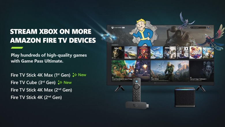 An ad for the update, showing Fire TV integration.