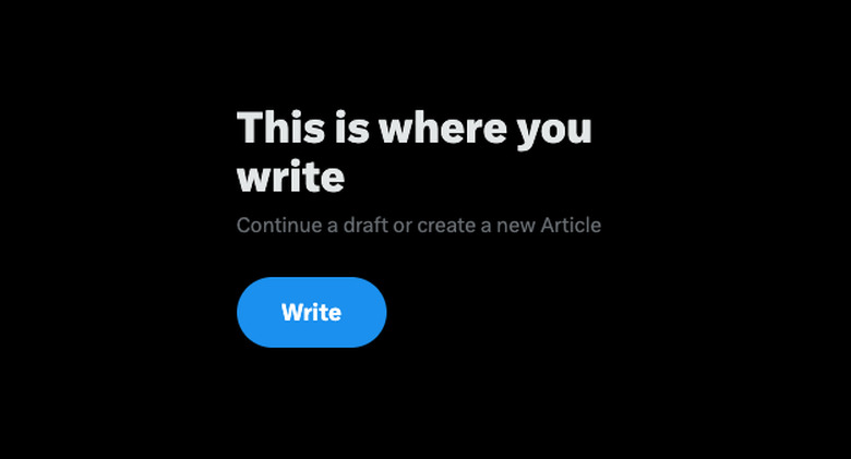 X now has a very basic text editor.