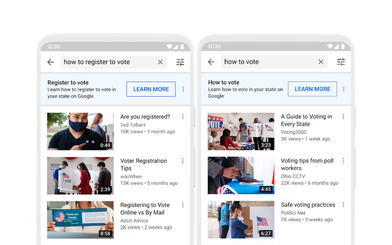 YouTube 2020 Election