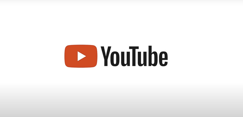 The YouTube logo on a white background.