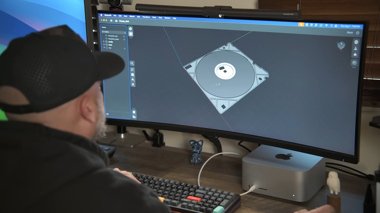 Polymatt Floppy Disk video screengrab